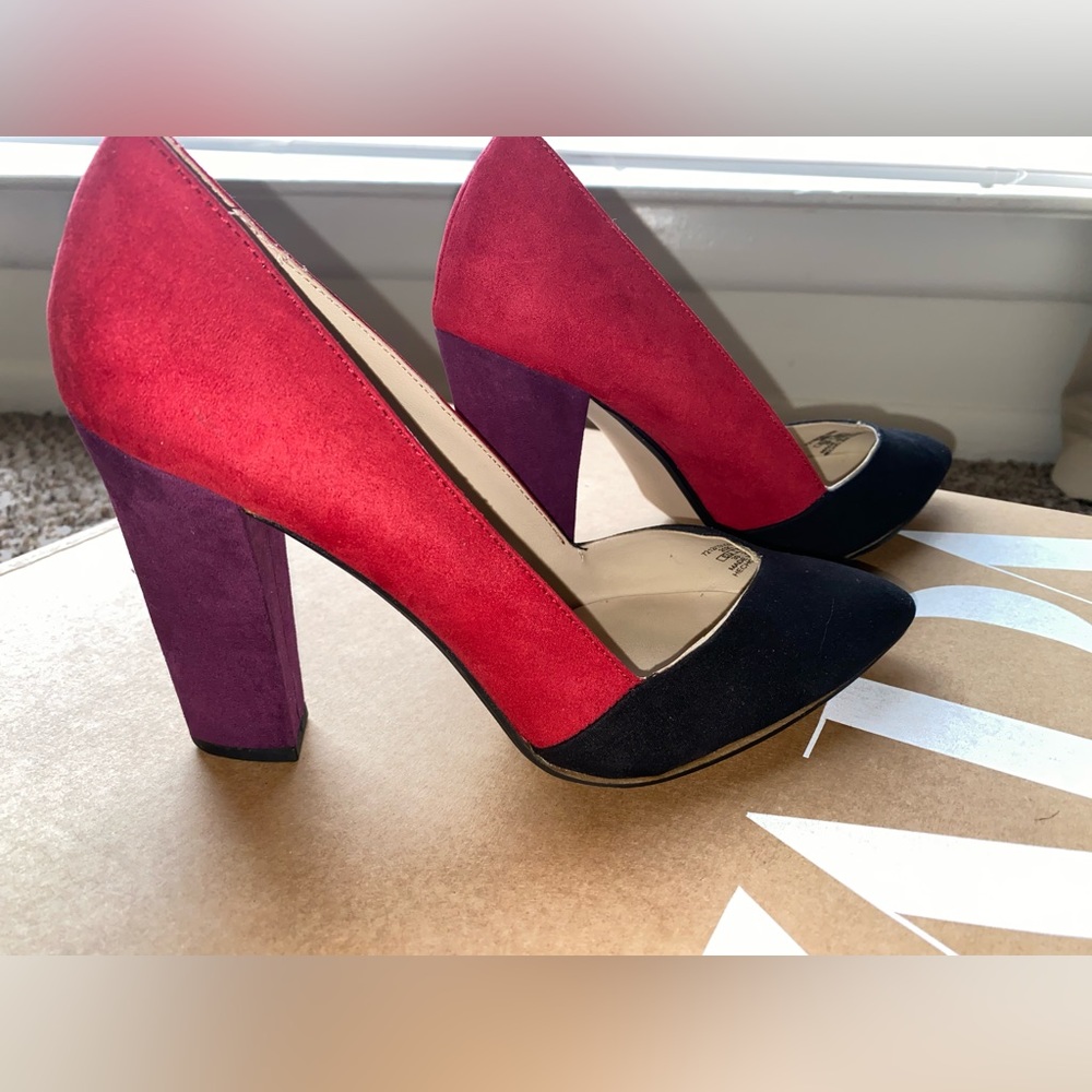 ZARA Colorblock heel